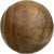 Carved from solid teak with visible knots and graining, a small, decorative ball is the perfect accessory for bringing a...