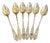 Jam Spoons in Vermeil and Sterling Silver, France, Set of 6 For Sale