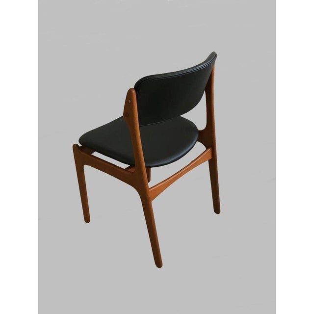 1960s Teak Dining Chairs by Erik Buck, Customizable Reupholstery, 1960s, Set of 10 For Sale - Image 5 of 10