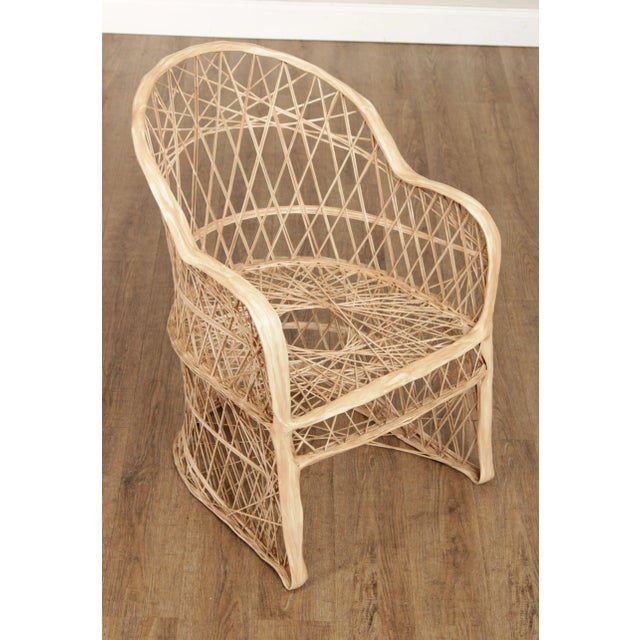 Russell Woodard Russell Woodard Mid Century Modern Spun Fiberglass Armchairs - A Pair For Sale - Image 4 of 13