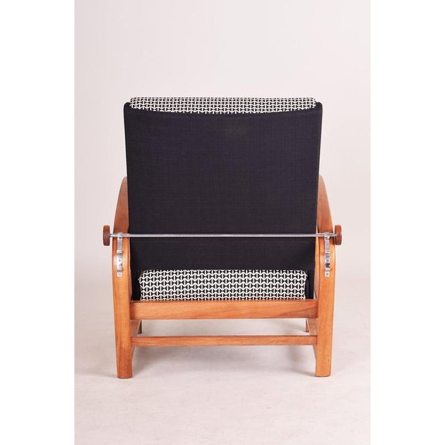 Art Deco Walnut Lounge Chairs attributed to Thonet, Germany, 1930s, Set of 2 For Sale - Image 6 of 11