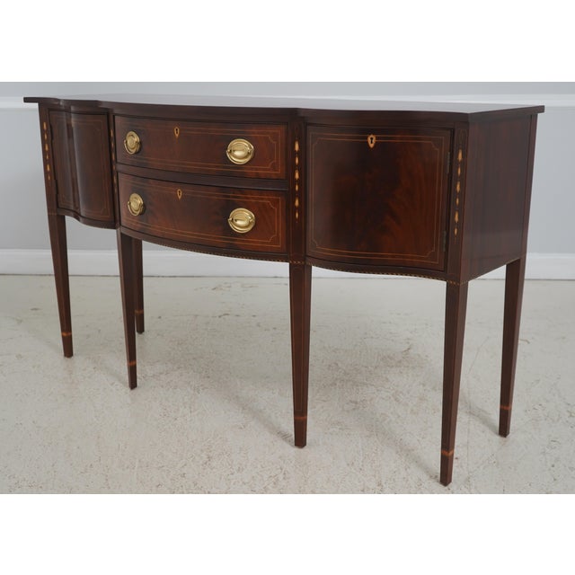 Age: C.1993 Details: Finish no.9 Hamiliton Mahogany Dovetailed Drawer Construction High Quality Construction Nice Inlay...