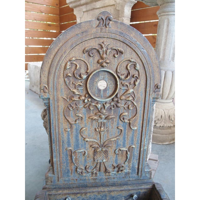 Metal Small Cast Iron Fountain From Toulouse, France, 20th Century For Sale - Image 7 of 12