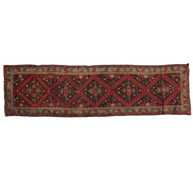1920s Vintage Karabagh Runner - 3′6″ × 12′10″ For Sale