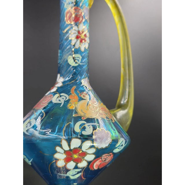 Mid 20th Century Signed Royo Rare Art Glass Ewer For Sale - Image 15 of 18