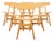 Chairs in Oak Frame by Hans Anliker for Horgen Glarus, 1962, Set of 6 For Sale