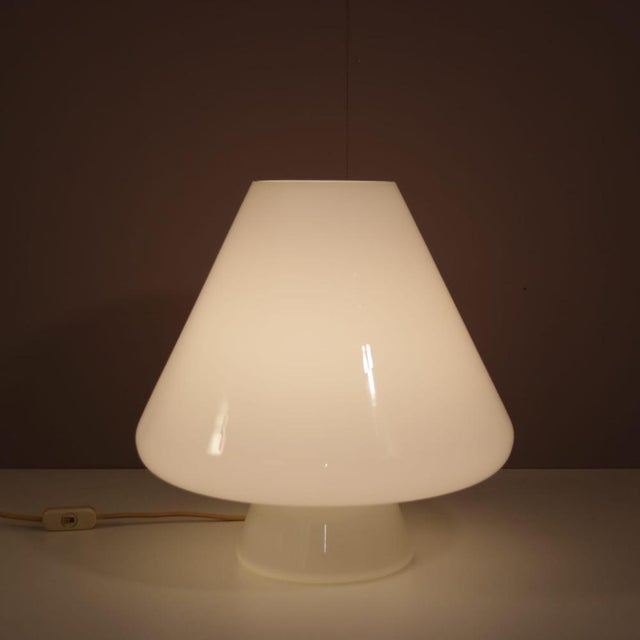 Murano Glass Table Lamp by Venini, Italy, 1970s For Sale - Image 3 of 13
