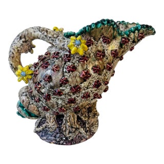 Vintage Fratelli Fanciullacci Sea Shell Pitcher For Sale