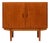 Vintage Danish Mid-Century Teak Two-Door Credenza For Sale