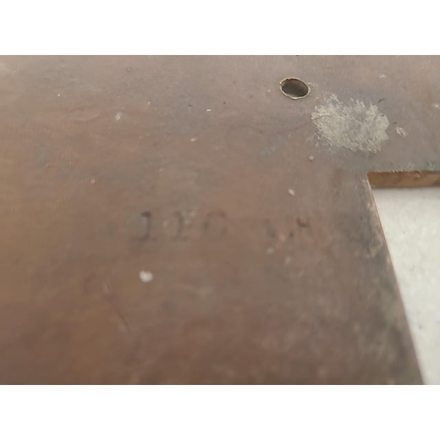 Antique Ornate Solid Brass Architectural Corner Braces, Set of 4 For Sale - Image 11 of 15