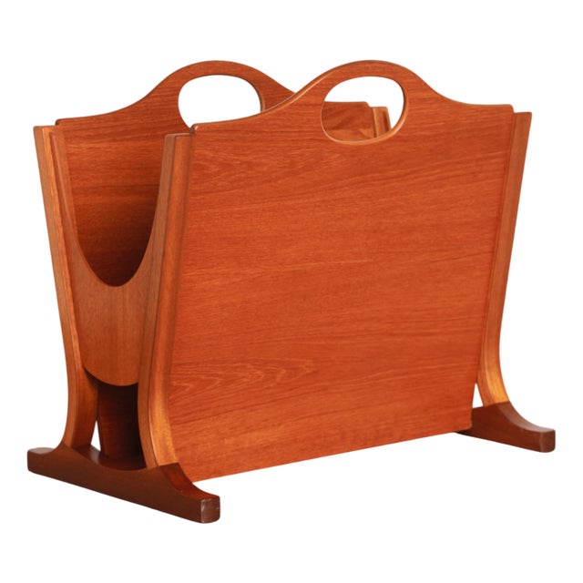 Vintage Teak Magazine Rack by Parker Knoll, 1960s For Sale