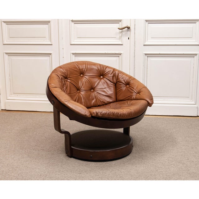 Norwegian Convair Lounge Chair, attributed to Oddmund Vad for Vad Trevarefabrikk, 1970s For Sale - Image 13 of 13