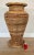 Vintage Italian Crespi Style Pencil Reed Rattan Floor Vase Urn For Sale - Image 10 of 11