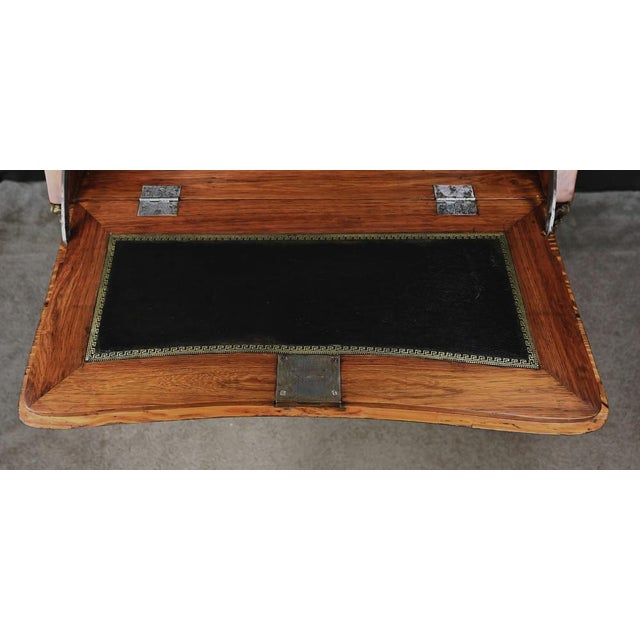 Small Early 20th Century Louis XV Marquetry Ladys Desk For Sale - Image 13 of 18