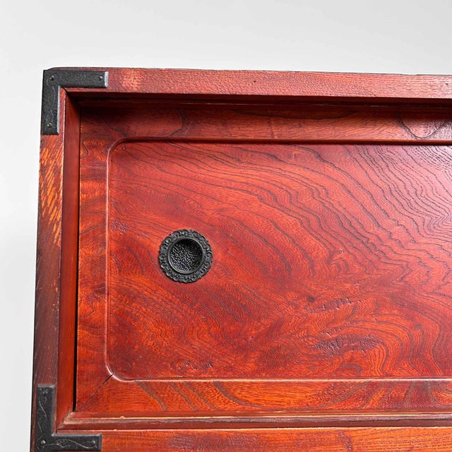 Vintage Shōwa Cha Tansu Japanese Tea Cabinet, 1970s For Sale - Image 4 of 18