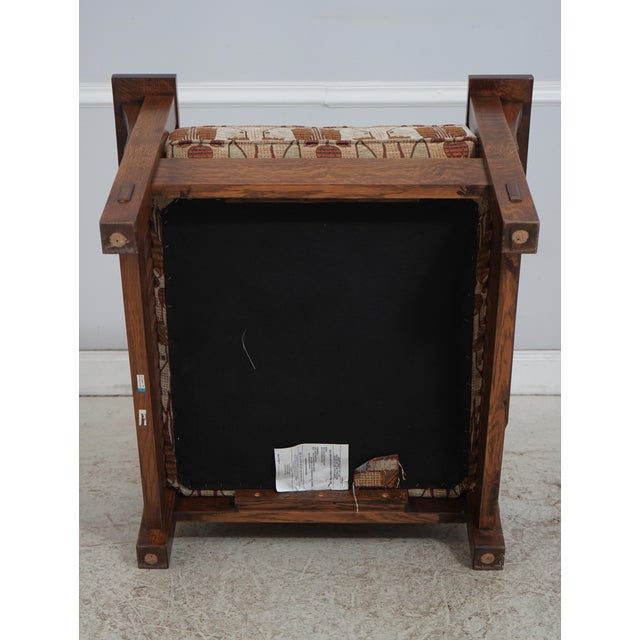 Stickley Mission Oak Reclining Morris Chair For Sale - Image 15 of 18