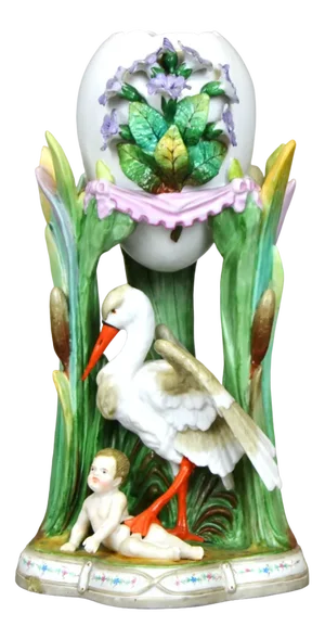 Art Nouveau Porcelain Vase from KPM Berlin, 1900s