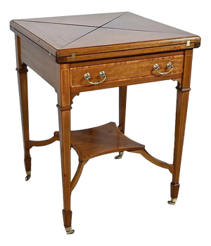 Handkerchief Games Table in Blond Mahogany, 1930