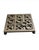Sarreid Ltd. Brass Tic Tac Toe Footed Board Game Set For Sale - Image 10 of 10