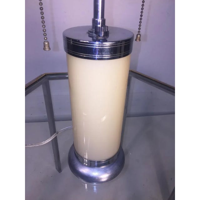 Chrome Gilbert Rohde Art Deco Table Lamp For Sale - Image 8 of 11