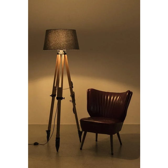 Vintage Industrial Floor Lamp For Sale - Image 10 of 11