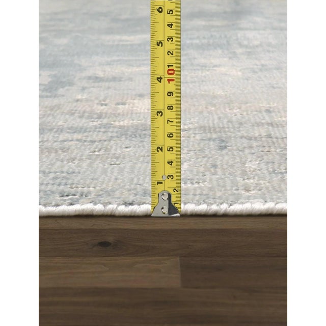 2020s Pasargad Home Beverly Silver Area Rug- 8' 0" X 10' 0" For Sale - Image 5 of 6