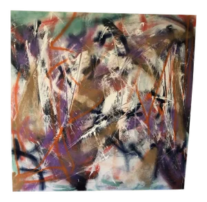 Abstract Original Painting on Board by Erik Sulander 48x48