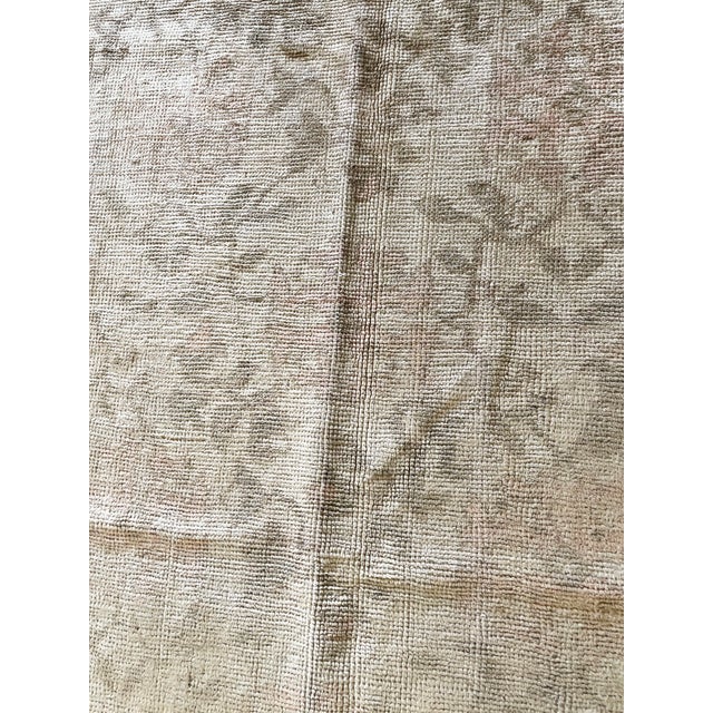 Antique Turkish Oushak Rug, 4'11" X 9'7" #11141 For Sale - Image 9 of 9