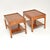 1950s Vintage Georgian Style Side Tables in Yew Wood, 1950, Set of 2 For Sale - Image 5 of 13