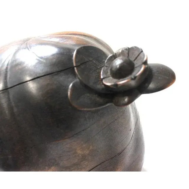 Rosewood Balinese Bust 1960s Vintage For Sale - Image 10 of 14