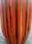 Contemporary Traditional Moroccan Resin and Walnut Wood Stool / Orange Bell Shape For Sale - Image 4 of 7