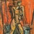 Brutalist Nude Study Pastel Painting by John Begg, Circa 1950 For Sale - Image 9 of 15