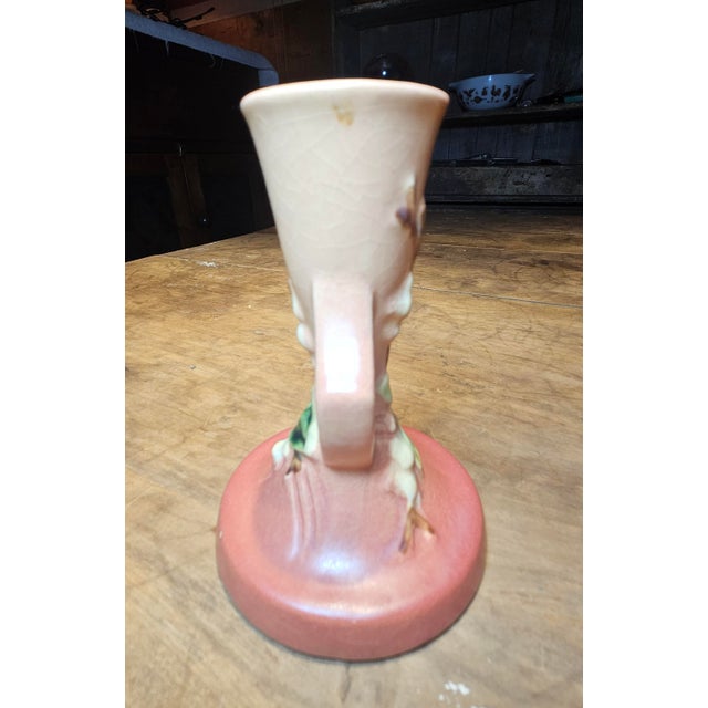 Roseville Snowberry Single Candle Holder For Sale In Charlotte - Image 6 of 8