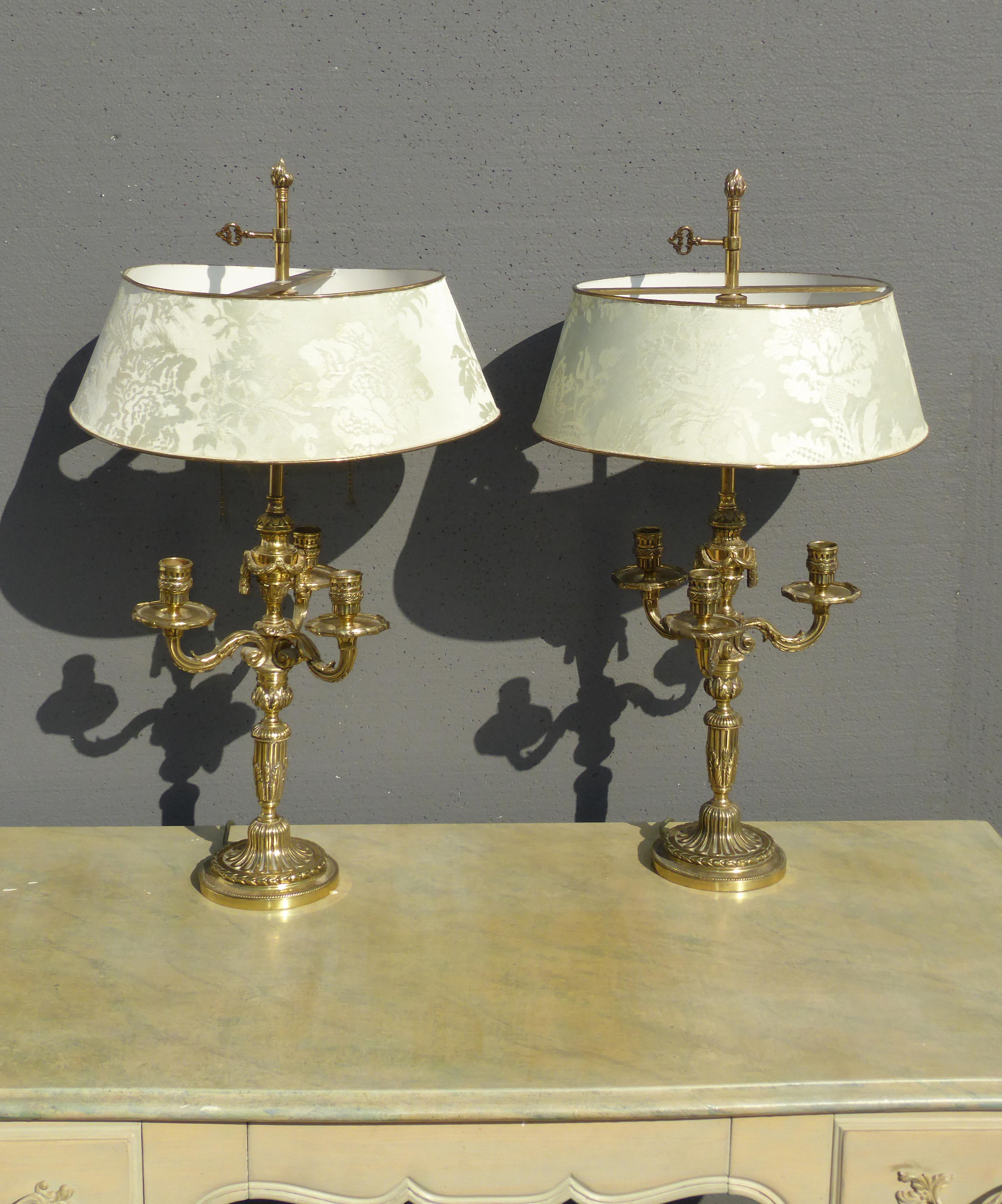antique french table lamps