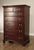 Wood Henkel Harris Georgian Style Mahogany Tall Chest For Sale - Image 7 of 18