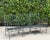 Dark Green Vintage 74” Meadowcraft 3-Piece Modular Wrought Iron Garden Sofa For Sale - Image 8 of 12