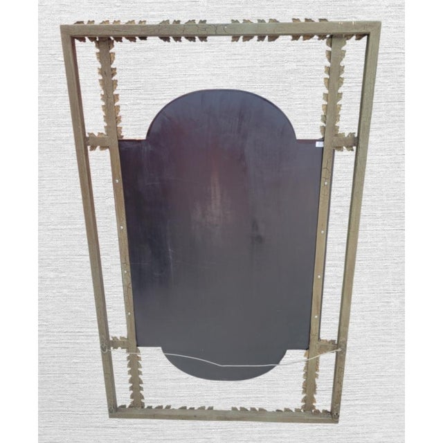 Chelsea House Inc ​Vintage John-Richard Neoclassical Medallion Wall Panel – Laurel Leaf Iron Frame For Sale - Image 4 of 10