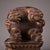 Metal Antique Bronze Guardian Lion Censer – 11.8" Foo Dog Incense Burner on Pedestal For Sale - Image 7 of 7