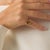 1970s Vintage Old European Cut Diamond Emerald 18k Rose Gold Toi Et Moi Ring, Size 5.5 For Sale - Image 5 of 7