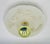 Cream Luca for Fermaluce Cream Resin Brass Flush Mount Light, Italy 2022, Labeled For Sale - Image 8 of 17