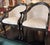 Pair of Charles X Style Charles Pollock & William Switzer Spoon Back Club Chairs.. Each freshly upholstered in silk velvet...