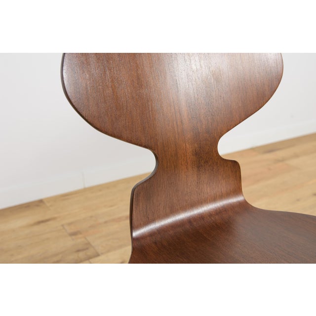 Brown Mid-Century Model 3101 Ant Chair by Arne Jacobsen for Fritz Hansen, Denmark, 1970s For Sale - Image 8 of 17