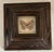Boho Chic Antique Petite Common Jester Butterfly in Wood Frame For Sale - Image 3 of 5