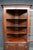 Henkel Harris Genuine Mahogany Illuminated Corner Cabinet / Curio Display Cabinet For Sale In Philadelphia - Image 6 of 12