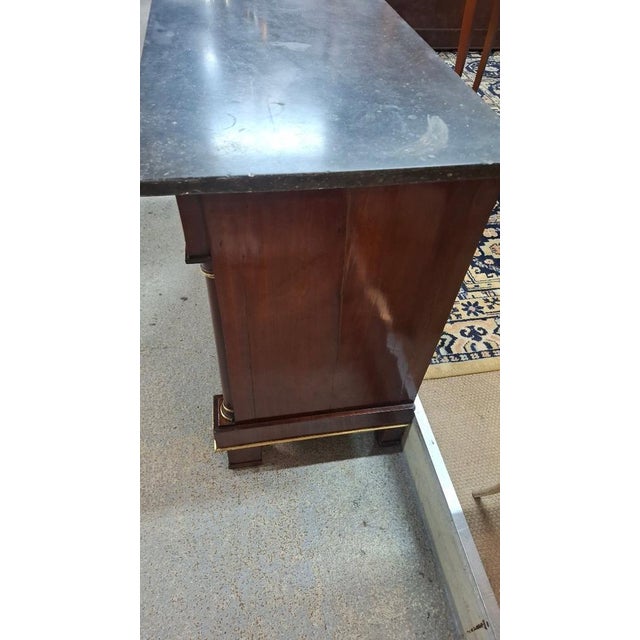 Empire Period Chest of Drawers, 1850 For Sale - Image 4 of 10