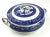 Shabby Chic Vintage Covered Porcelain Casserole Dish Blue Willow Empress Design For Sale - Image 3 of 13