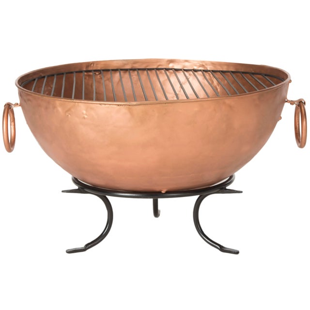 Daniel Fire Pit in Copper & Black For Sale - Image 4 of 4