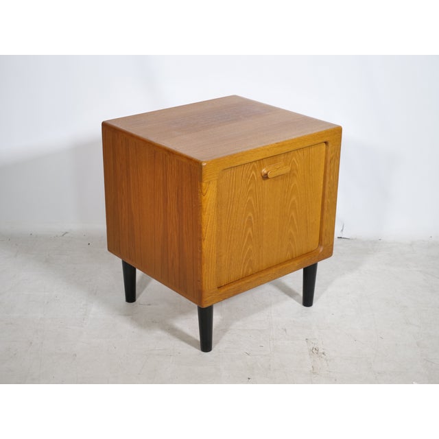 Dyrlund Mid-Century Modern Teak Cube Sideboard from Dyrlund, 1970s For Sale - Image 4 of 9