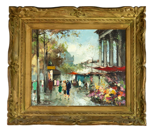François Claver, Paris, 1950s, Oil on Canvas