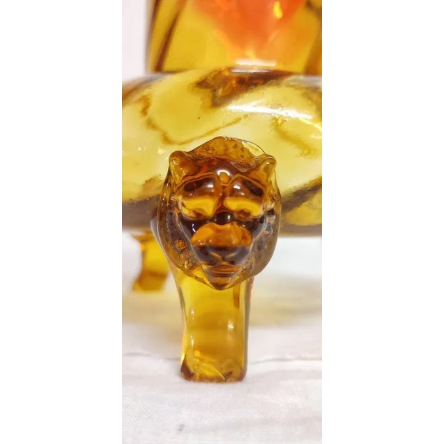 1940s Art Deco Vase in Glass, Spain, 1940s For Sale - Image 5 of 12